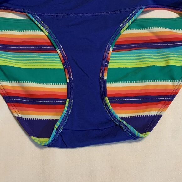 American Eagle Aerie Size Large bottom/Size Medium top bikini multicolor NWOT - Picture 7 of 8